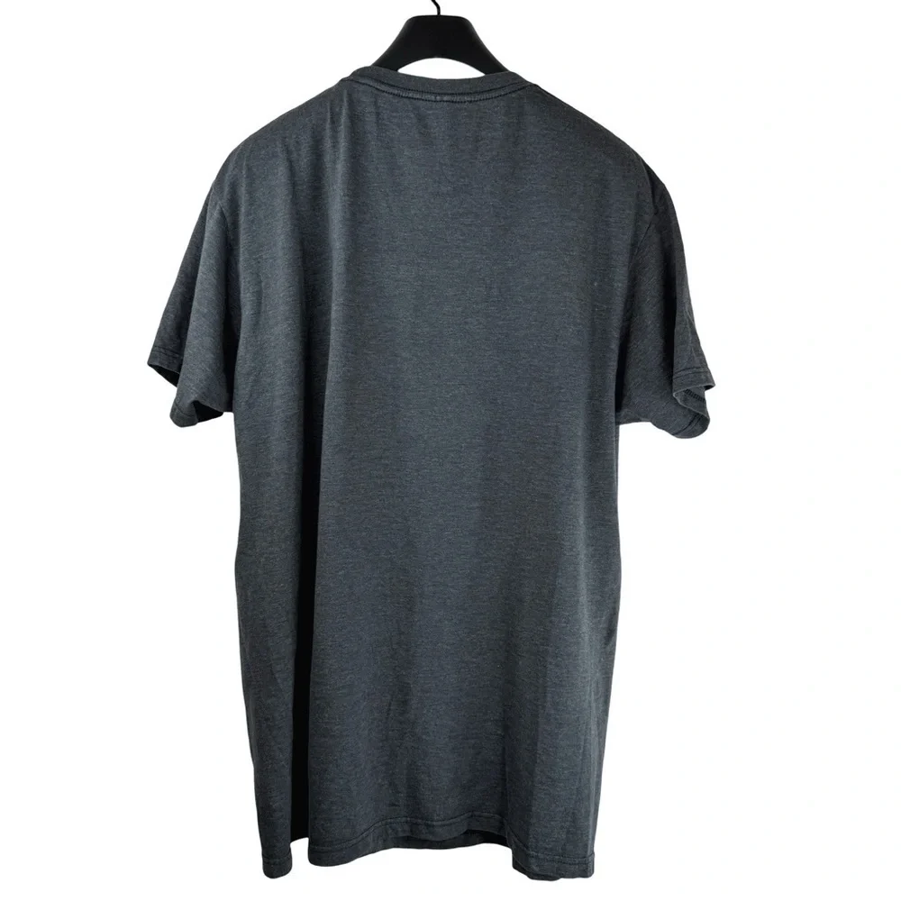 MARVEL Men's Grey Captain Marvel Totally Punk Rock Twist Graphic T-shirt L